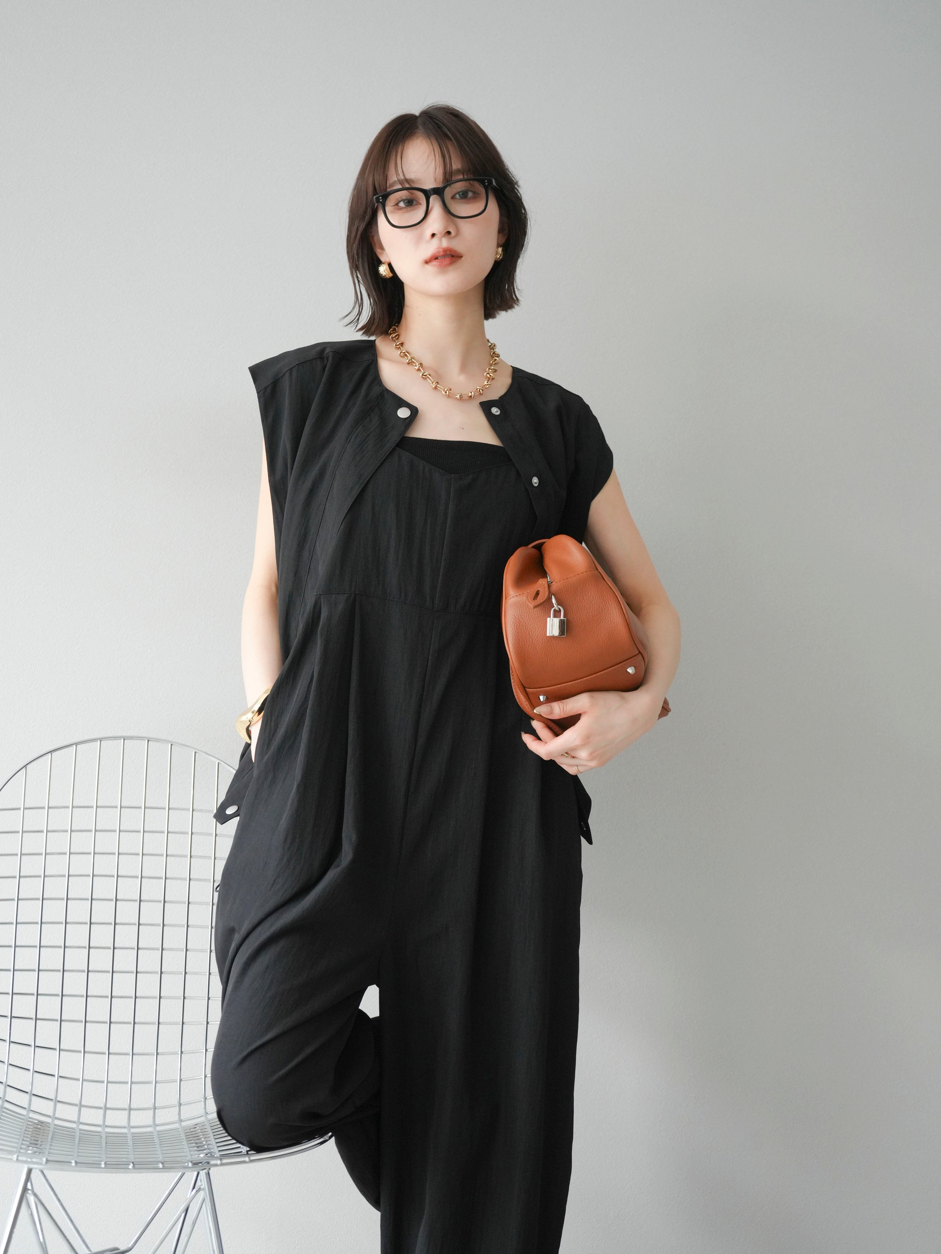 L'Appartement Lisiereリネンサロペット L'Appartement Lisiereリネンサロペット