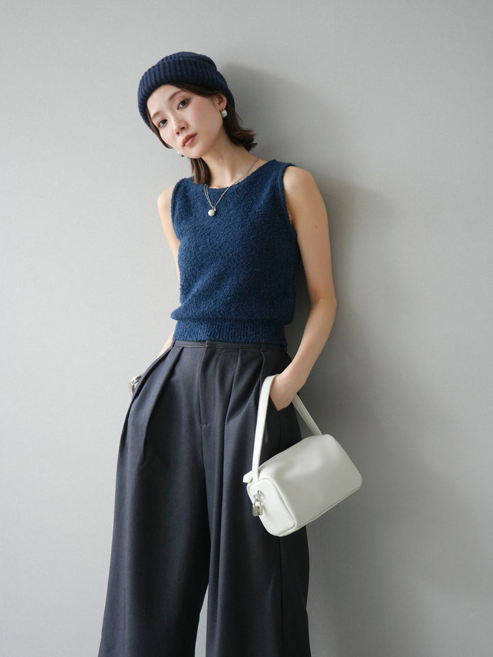 [予約]ニットビーニー/ネイビー