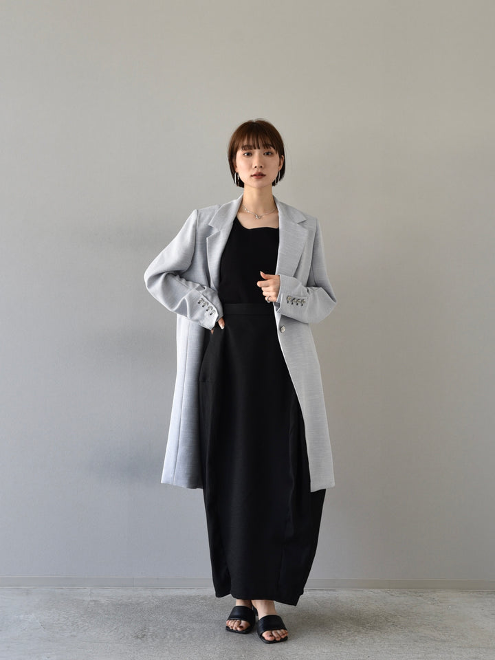 [予約]SUSTAINABLE COCOON SKIRT/BLACK