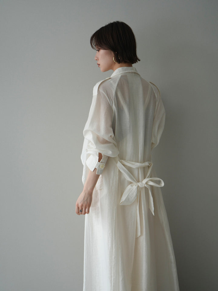 [予約]サテンレースレイヤードキャミワンピース/ivory