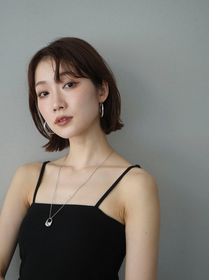 [予約]ビックフープピアス/silver