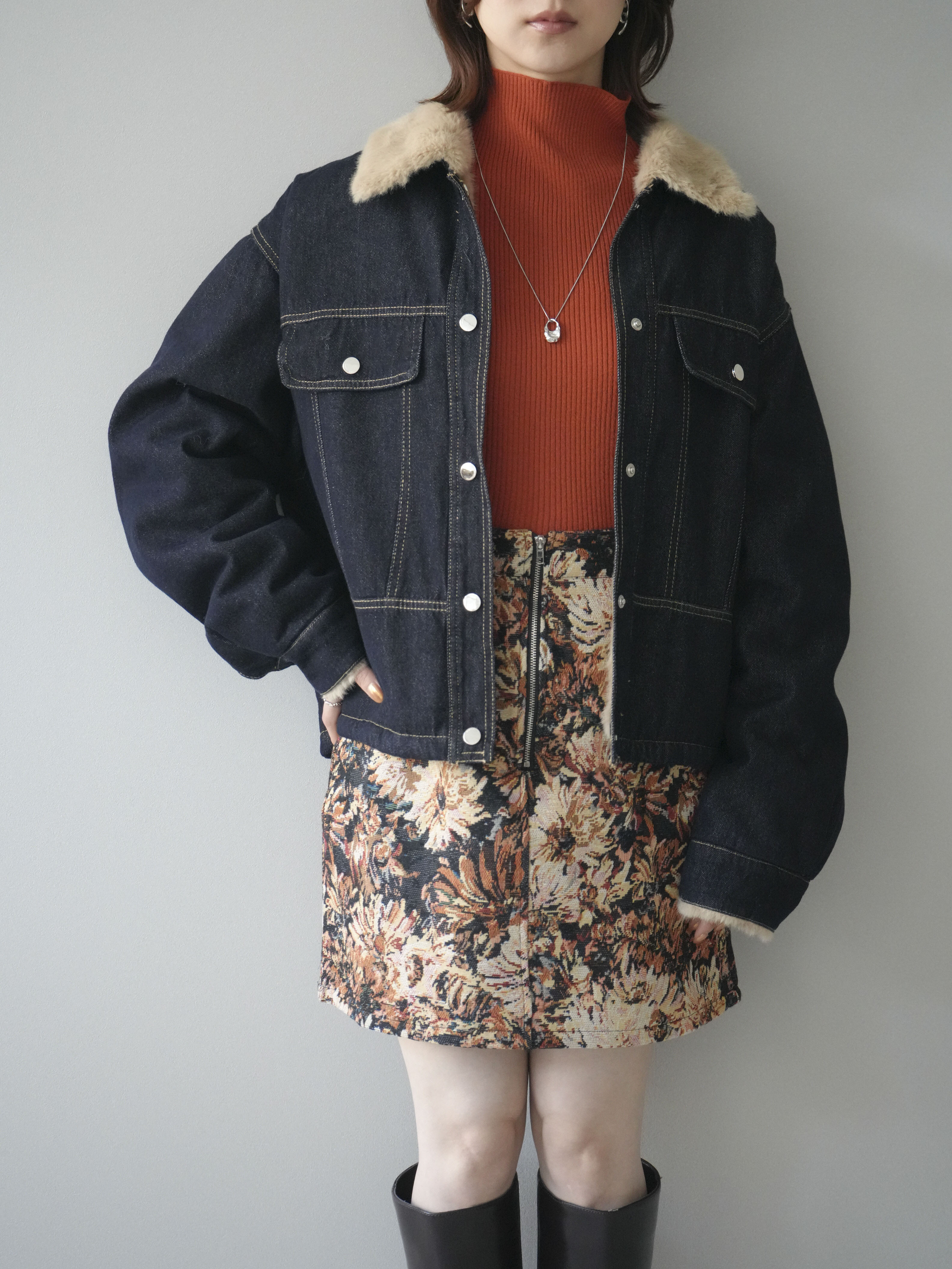 【即完売】Lumiere エコファー×ニットコンビジャケット ブラウン アウター 新作を含めた大人気アウター全品20%OFF❄️ – ページ – Lumier