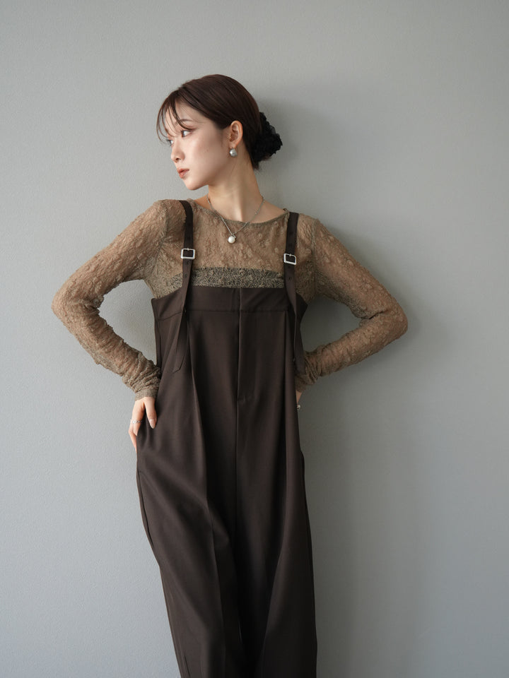 [予約]エステルベアサロペット/ブラウン