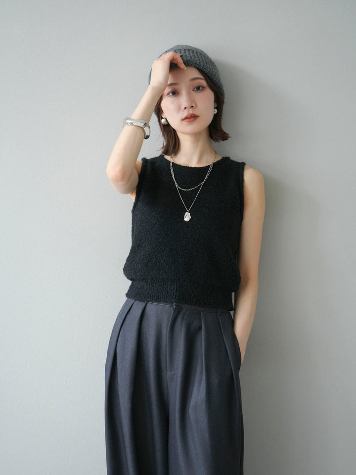 [予約]ニットビーニー/グレー