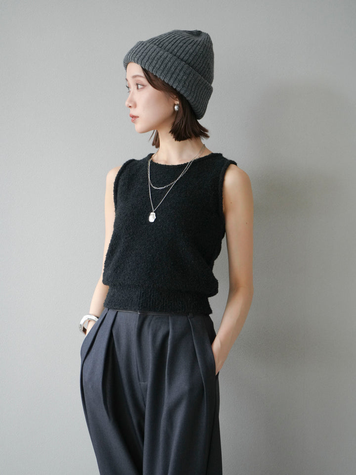 [予約]ニットビーニー/ブラック