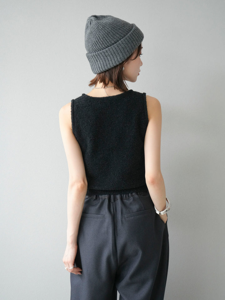 [予約]ニットビーニー/ブラック