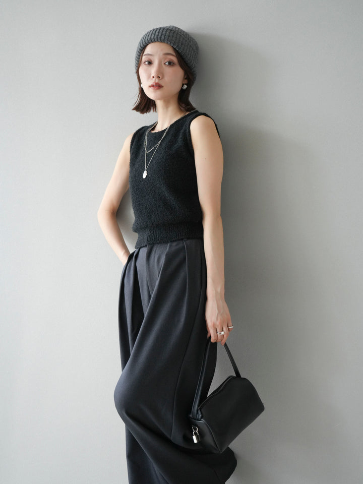 [予約]ニットビーニー/ネイビー