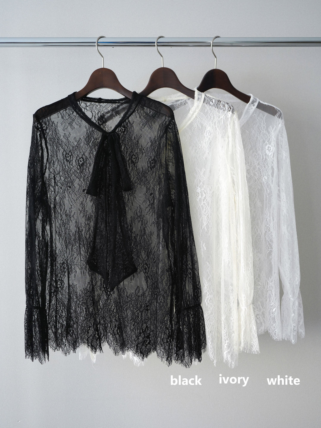 [SET]バックデザインサロペット+リバーレースボウタイトップス(2set)