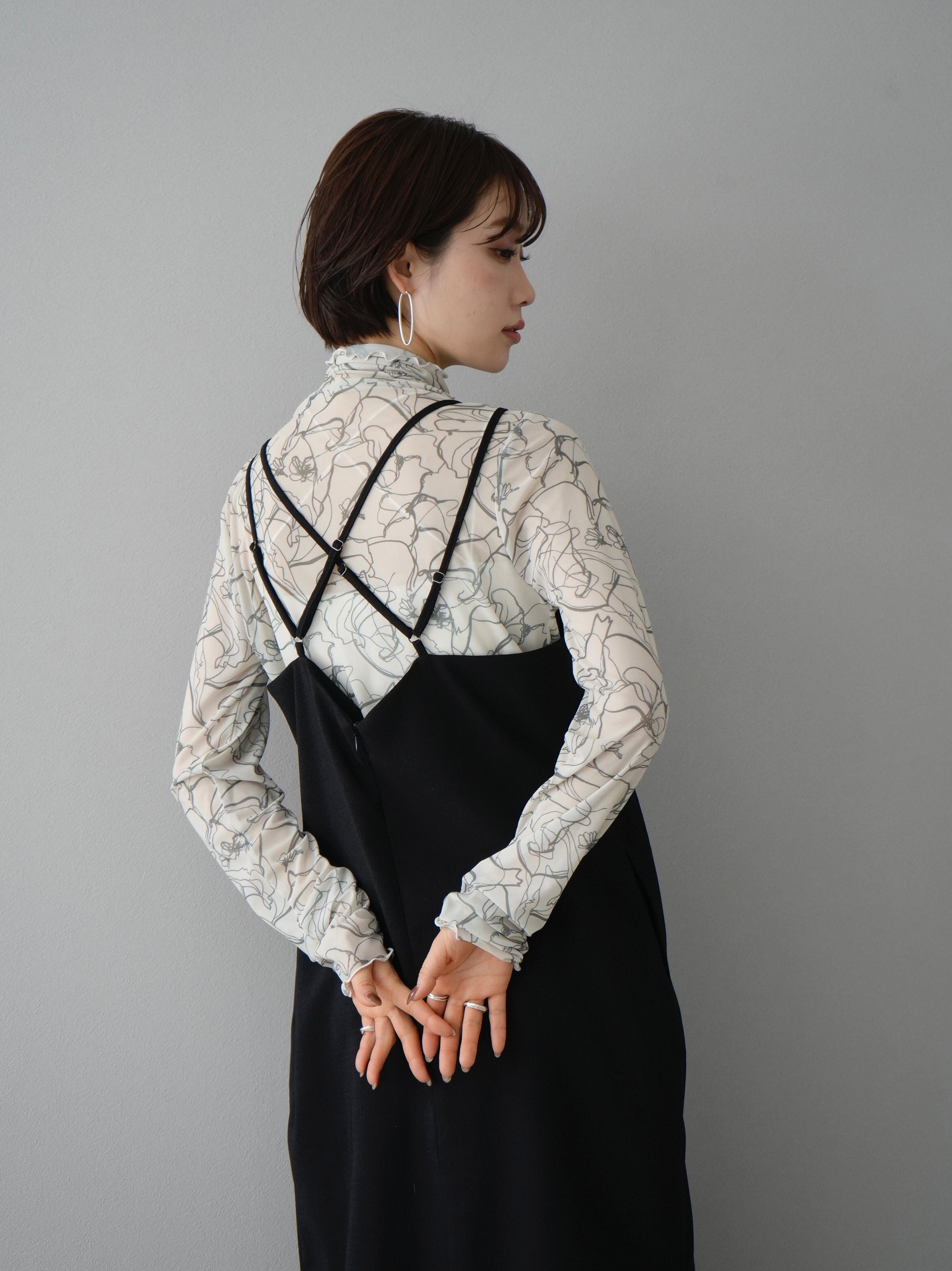 予約]ペンタッチシアーメロートップス/ミント – Lumier