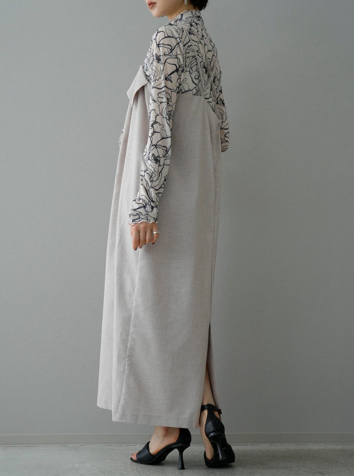[Pre-order] Designer Camisole Dress/Beige