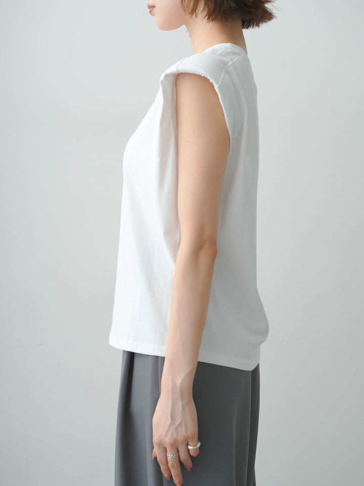 [予約]ショルダーパッドフレンチTEE/off