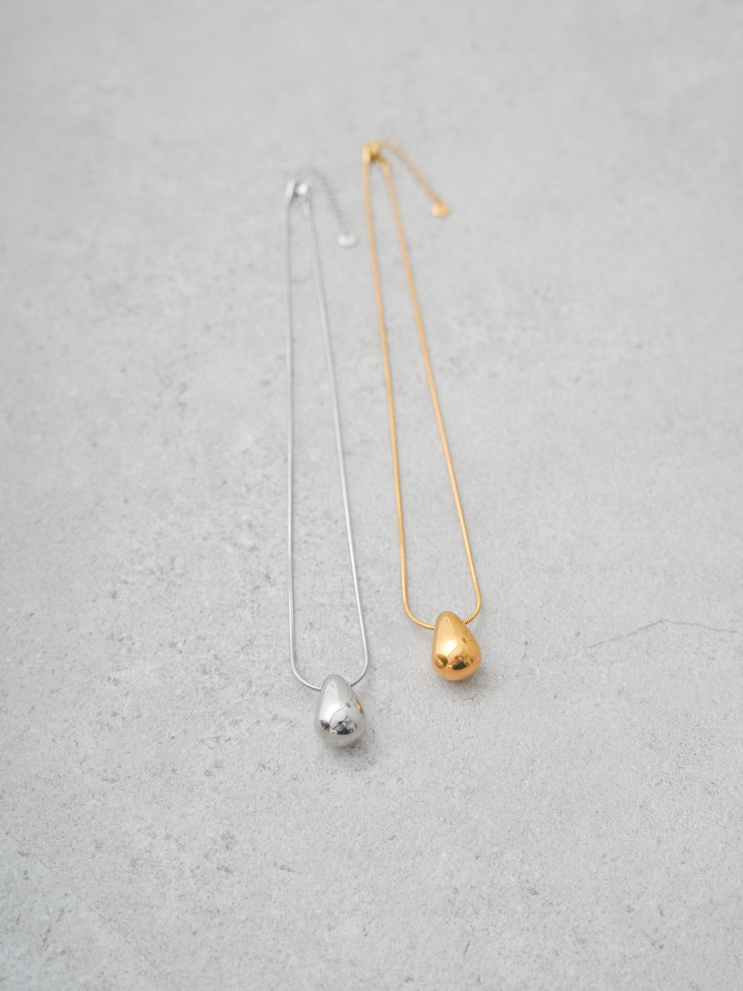 [予約]ドロップモチーフネックレス/gold