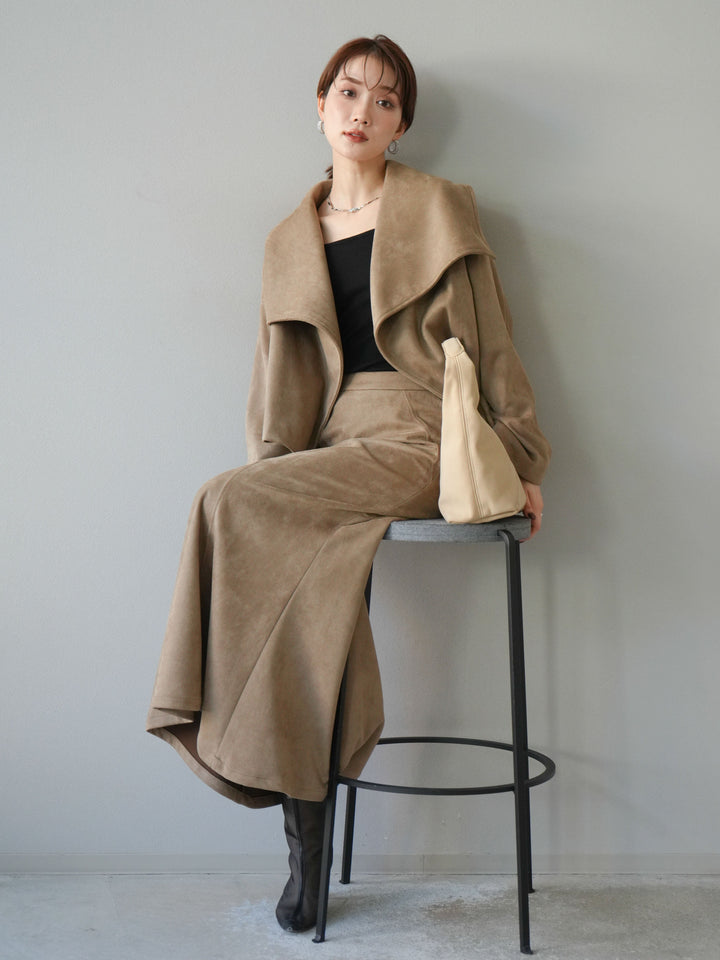 [SET]スエードショートジャケット＆ロングスカートSET UP(2set)