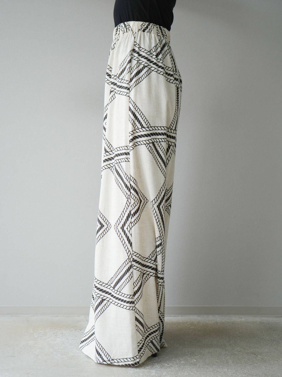 [訂位] 麻繩休閒褲/象牙白