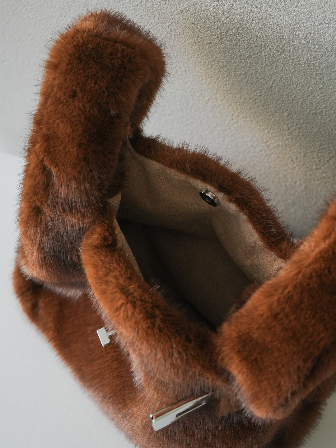 [予約]ベルトデザインファートートBAG/brown