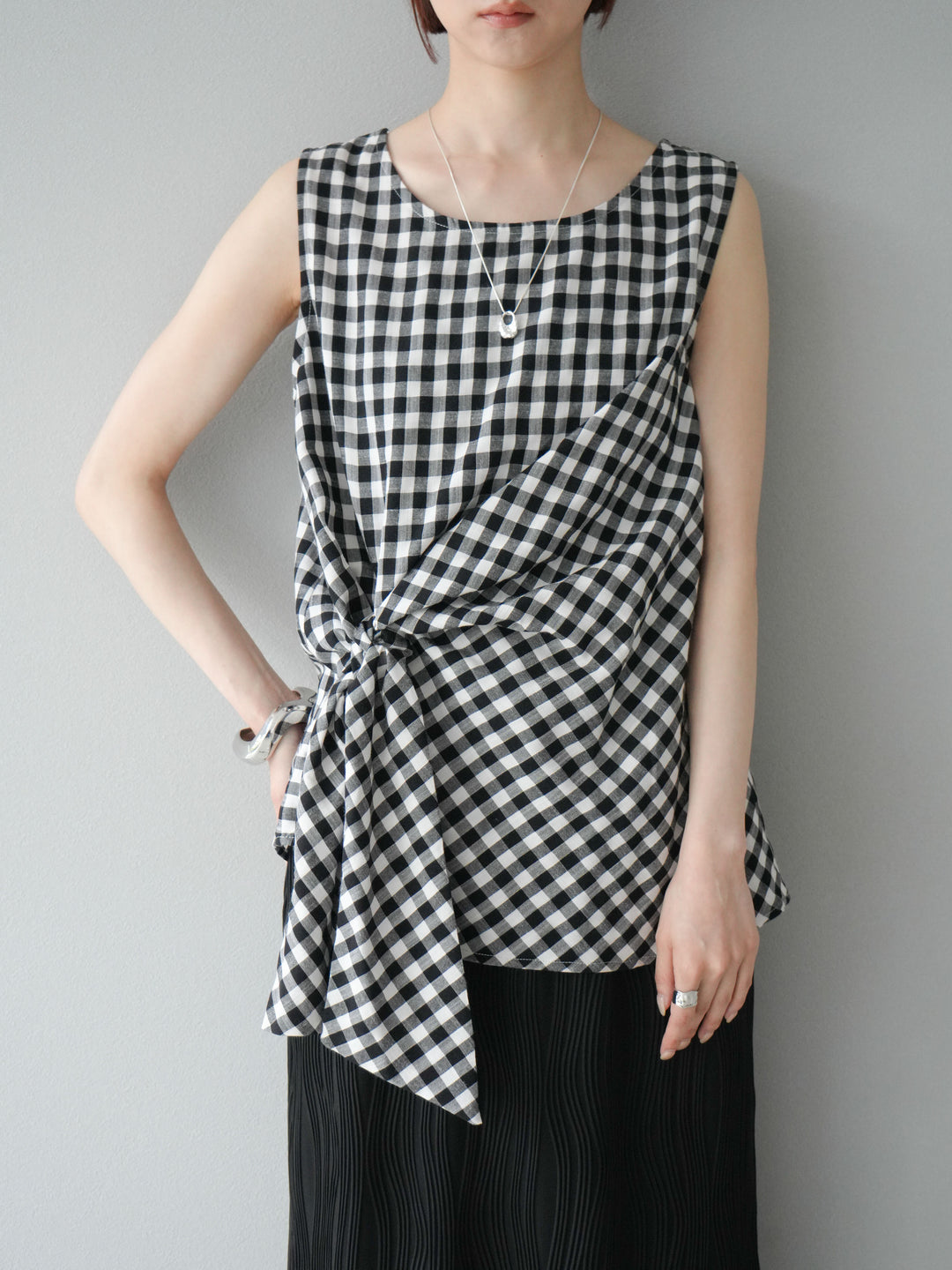 [SET] 前包式無袖上衣 + 前包式無袖上衣 (2 套)