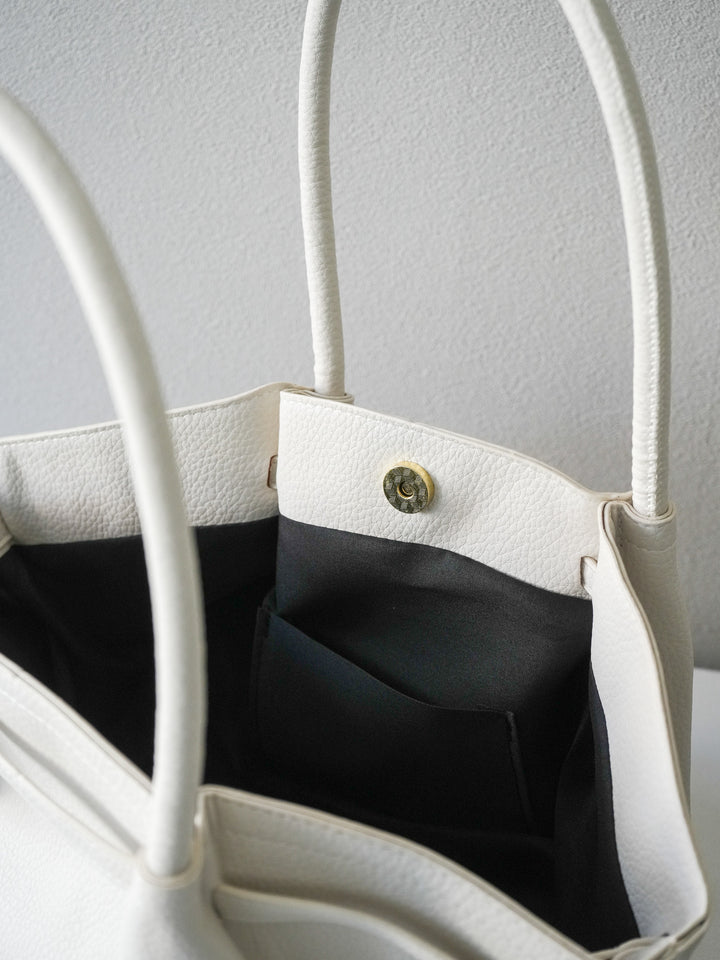 [予約]タックトートBAG /white