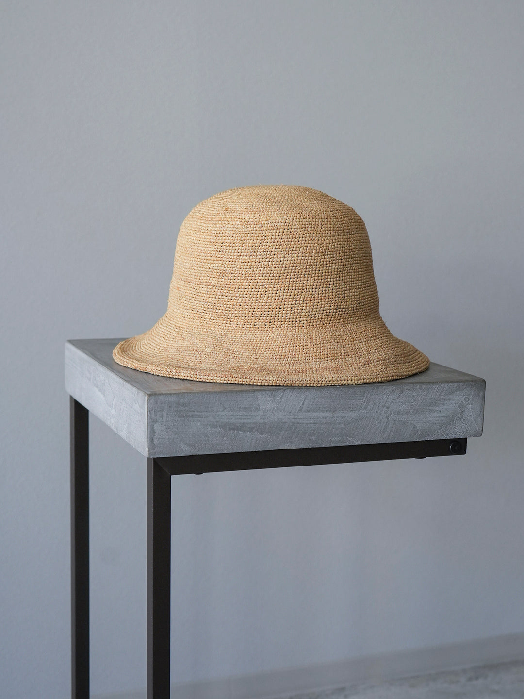 [Pre-order] Raffia Crochet Hat/Natural