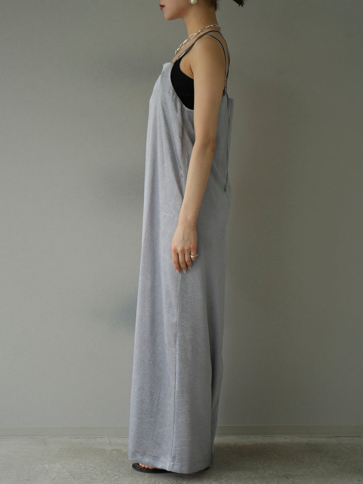 [Pre-order] Washer Satin Camisole Dress/Silver