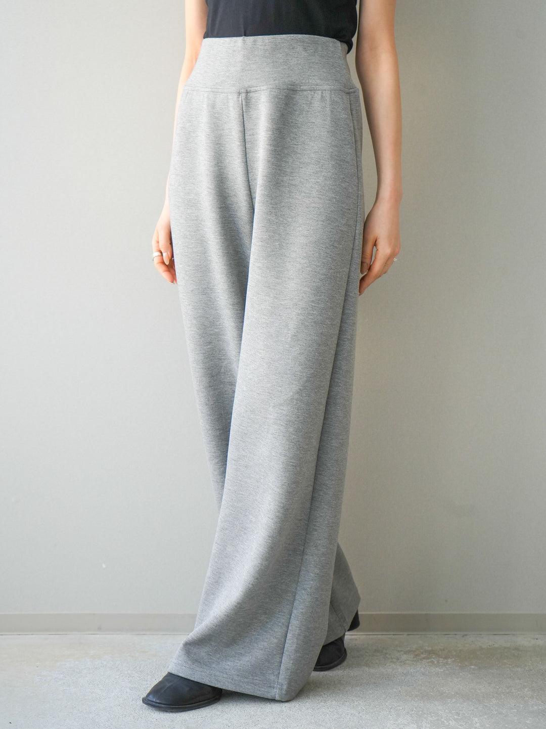 [予約]イージーポンチワイドパンツ/gray