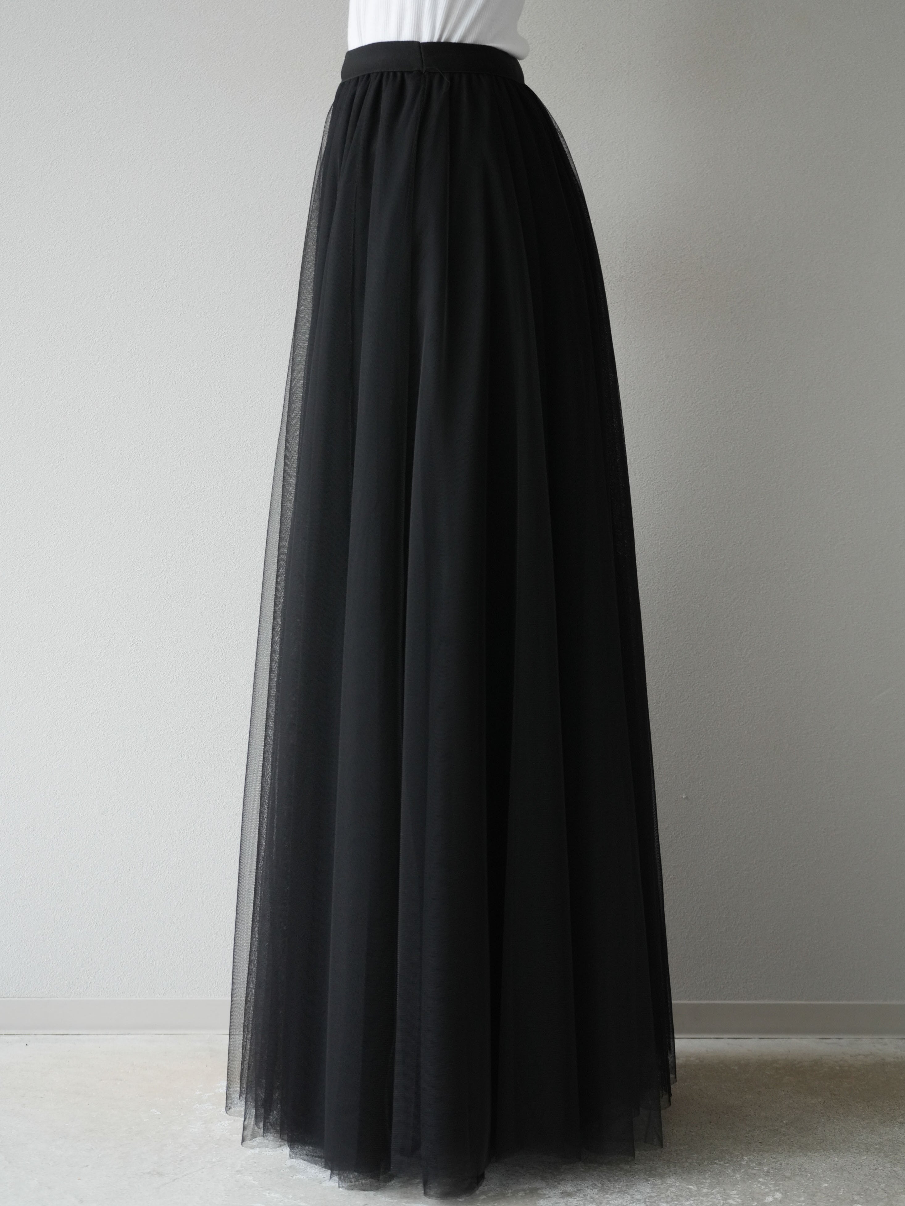 【BLAMINK】タイトスカート チュール 定価110,000円 trim_fce_item661112272b6f8.jpg