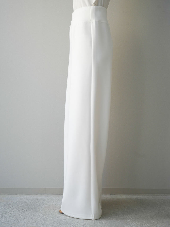 [予約]イージーポンチワイドパンツ/white