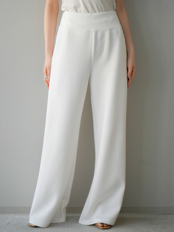 [予約]イージーポンチワイドパンツ/white