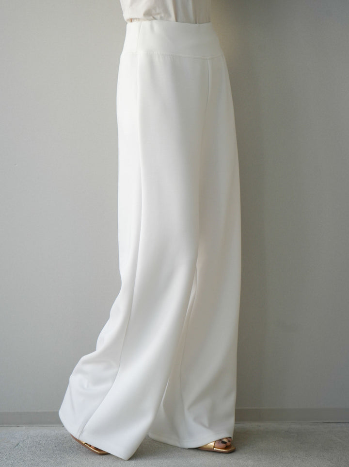 [予約]イージーポンチワイドパンツ/white