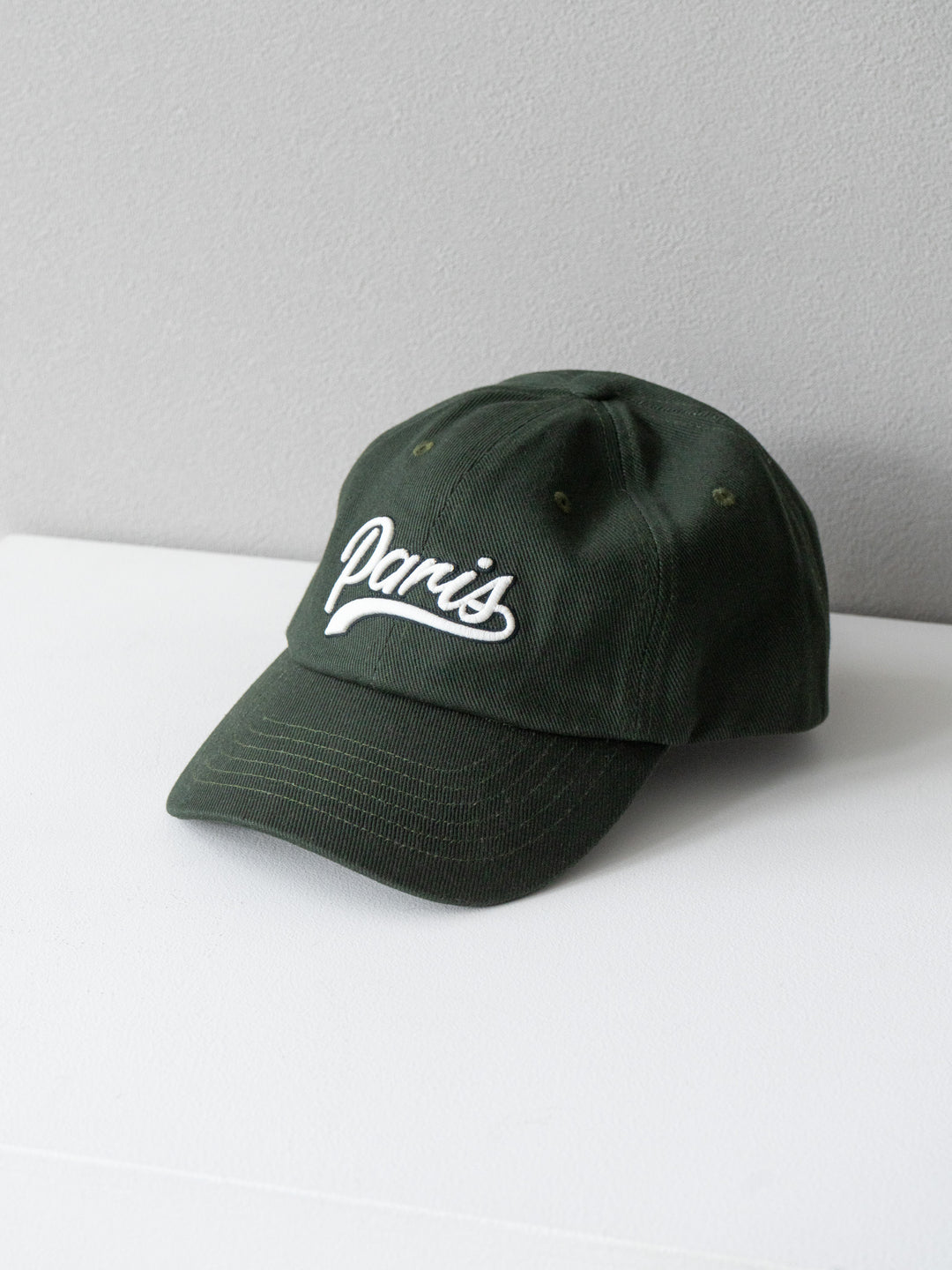 【預購】巴黎標誌刺繡棒球帽/綠色