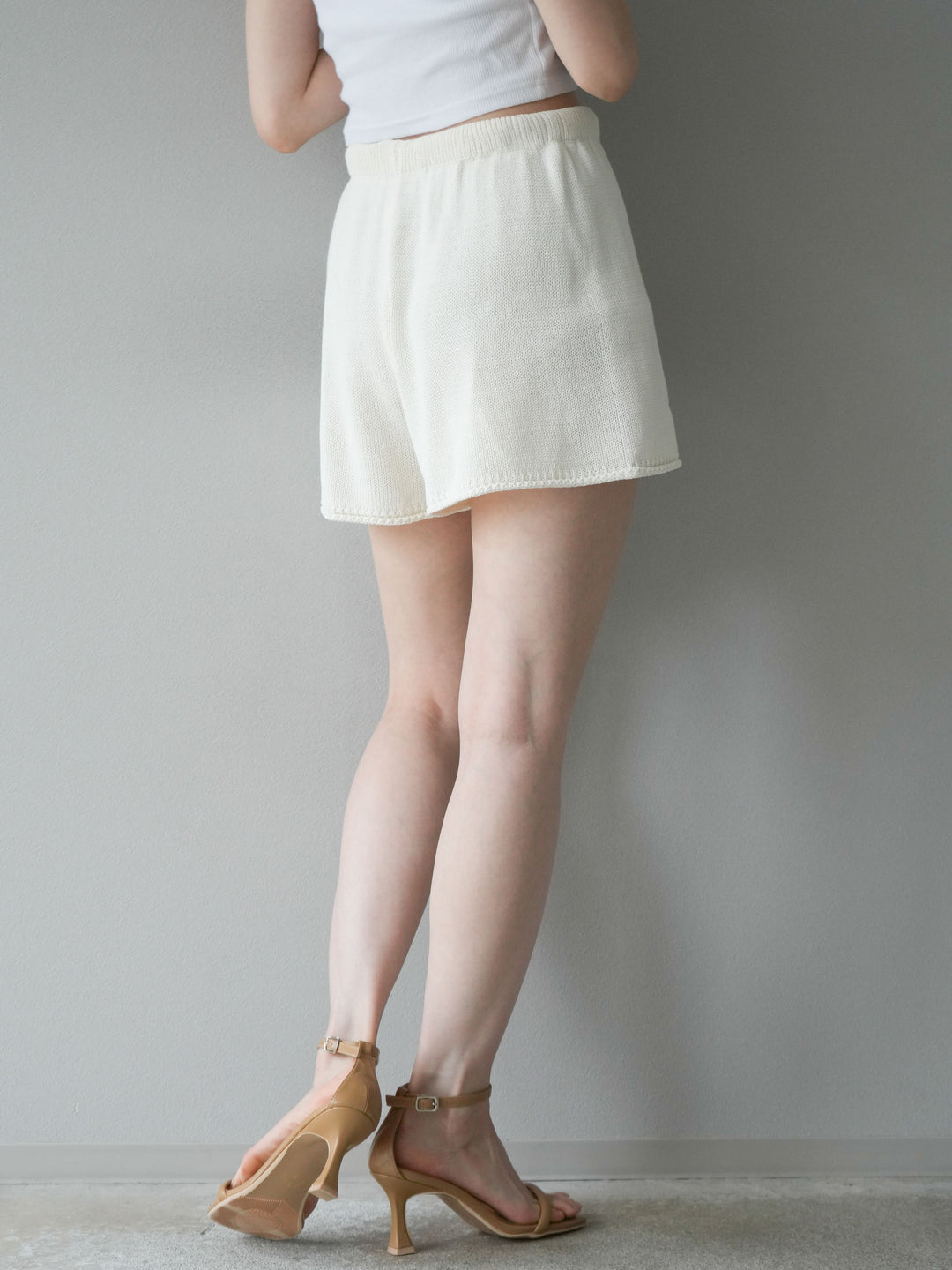 [SET]ニットベスト＆ショートパンツSET UP(2set)