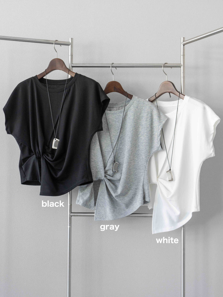 [SET]カシュクールTシャツ＆コームネックレスSET +カシュクールTシャツ＆コームネックレスSET (2set)