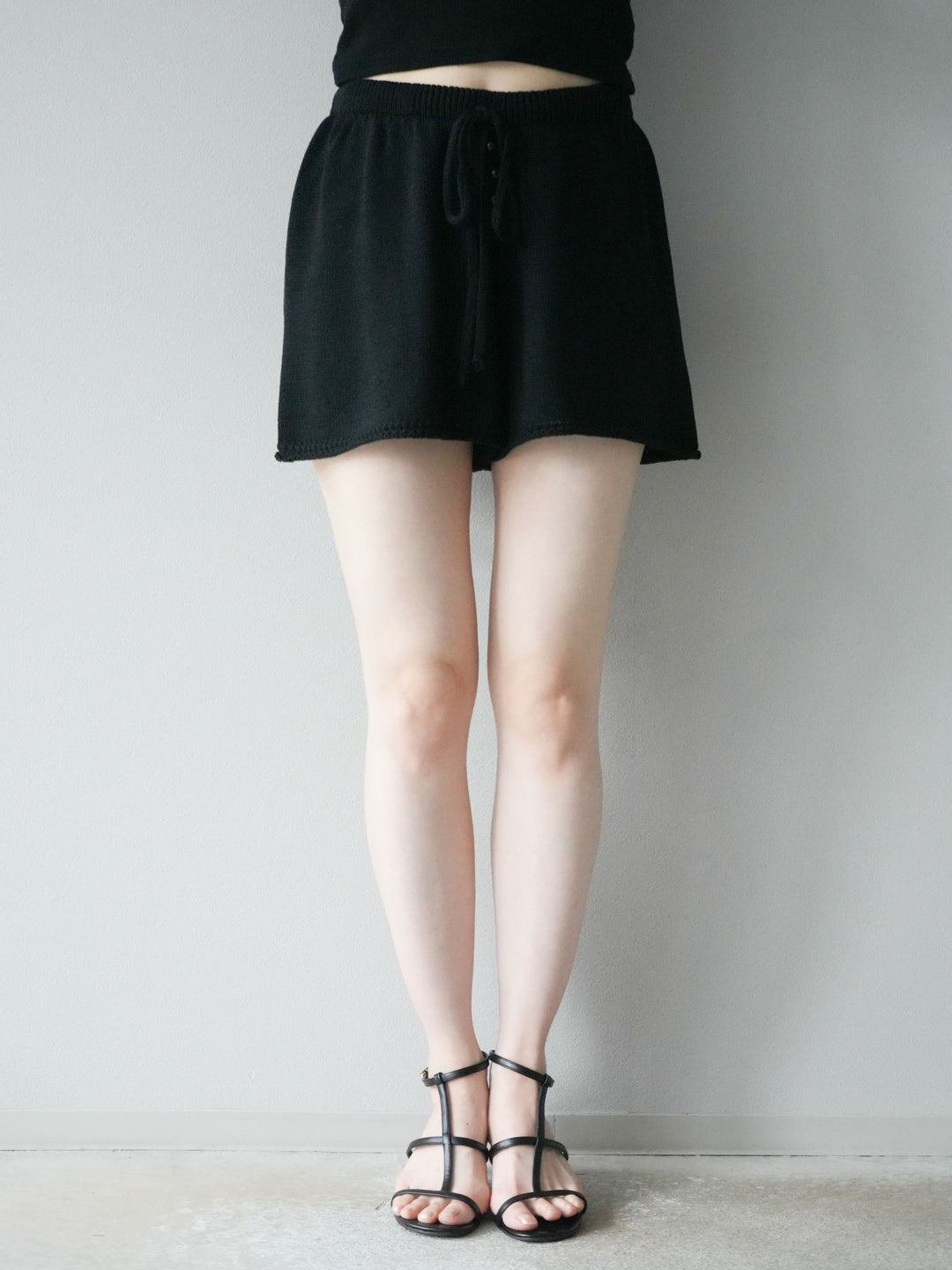 [SET]ニットベスト＆ショートパンツSET UP(2set)