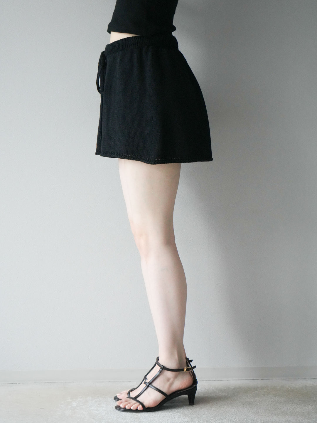 [SET]ニットベスト＆ショートパンツSET UP(2set)