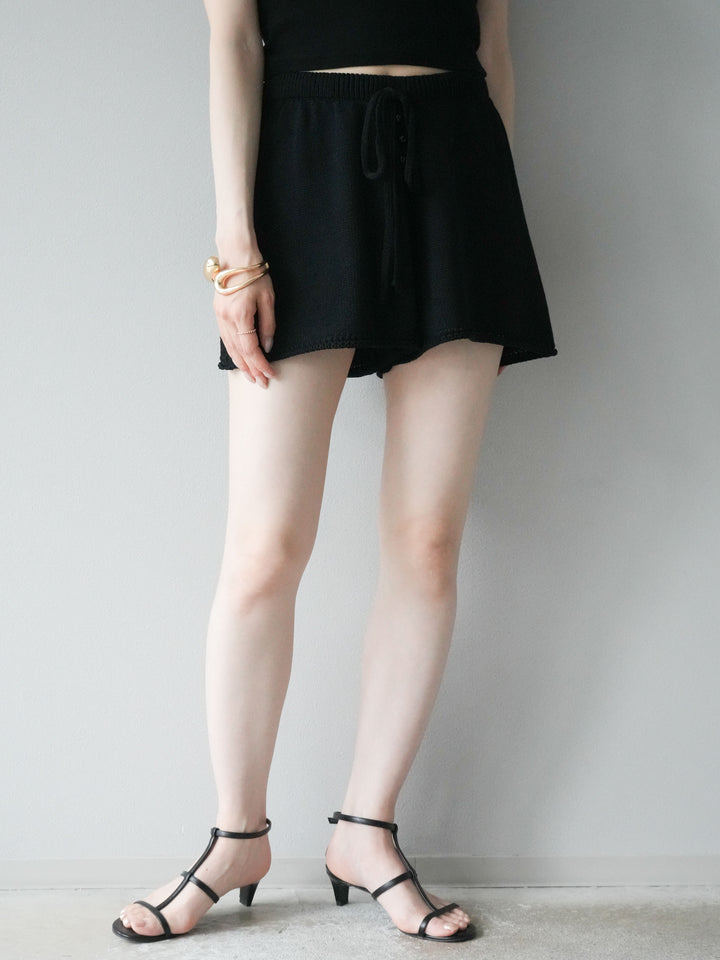 [SET]ニットベスト＆ショートパンツSET UP(2set)