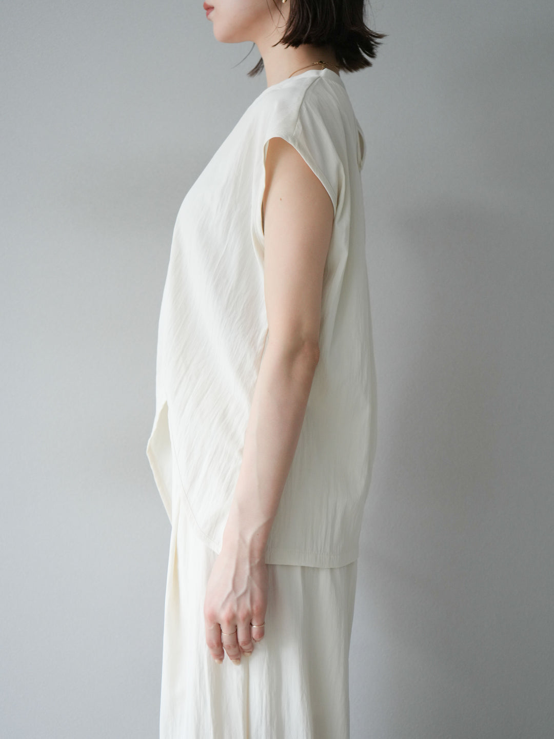 [SET] 不對稱套頭衫＆寬褲 SET UP（2套）