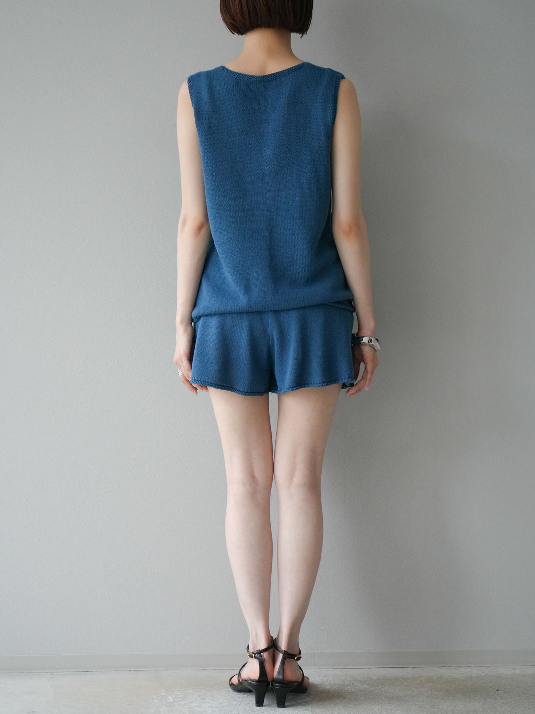 [SET]ニットベスト＆ショートパンツSET UP(2set)