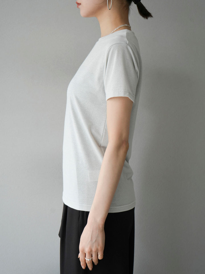 [Pre-order] Sheer Lame T-shirt/Off-white