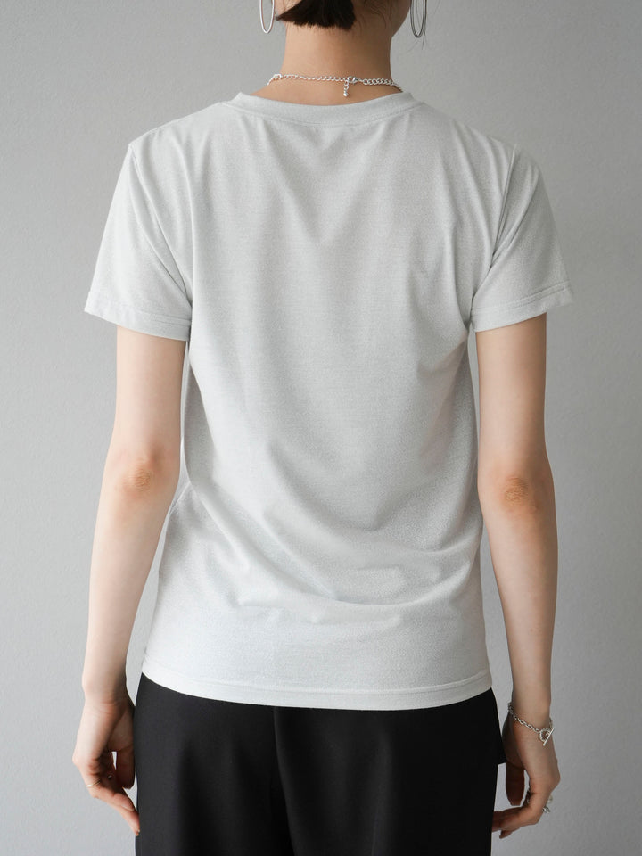 [Pre-order] Sheer Lame T-shirt/Off-white