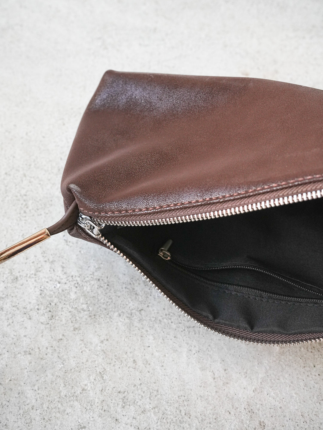 [予約]ミニマムワンハンドルBAG/ブラウン