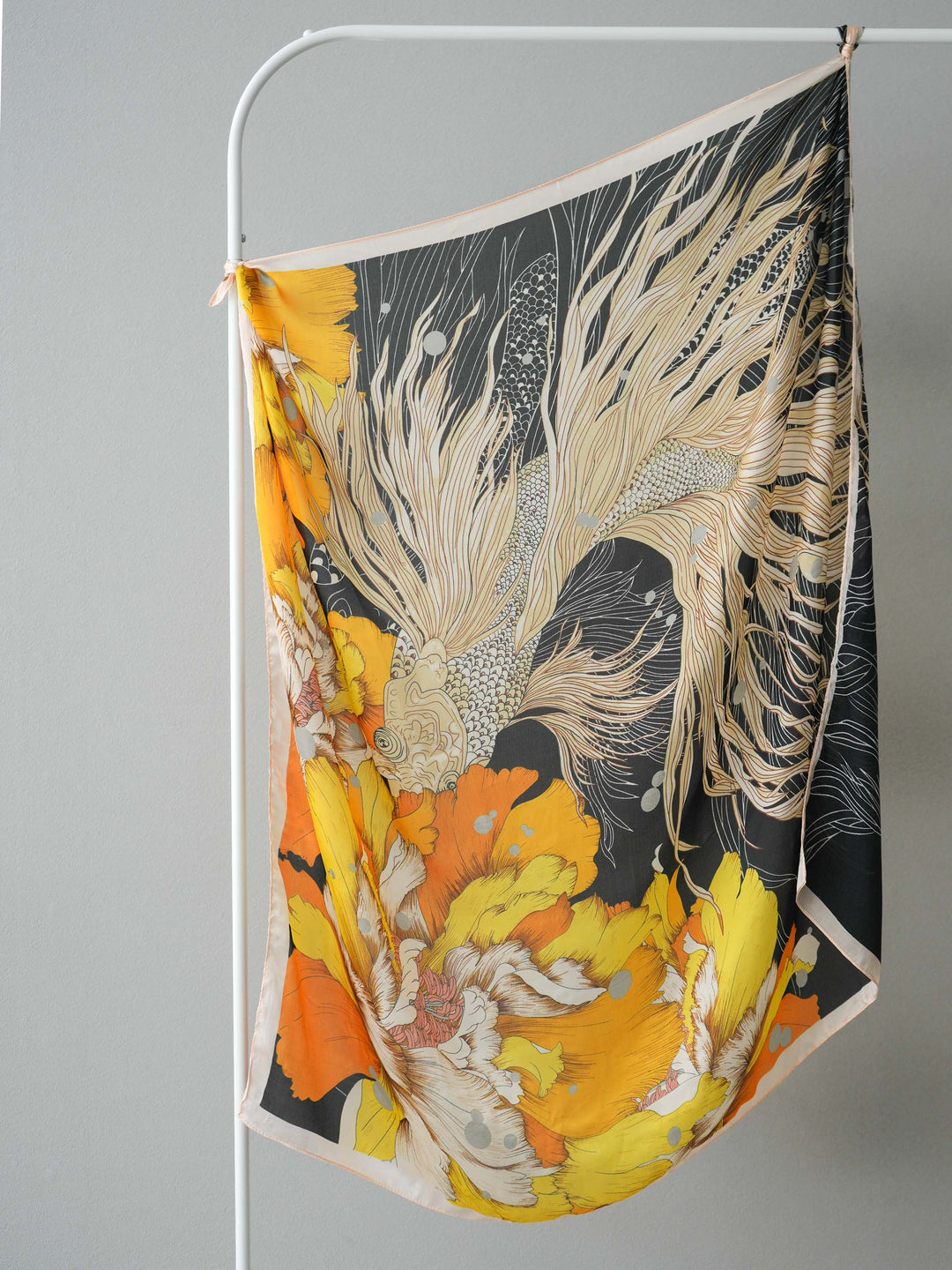 [予約]ヴィンテージライクスカーフ-1/ブラック