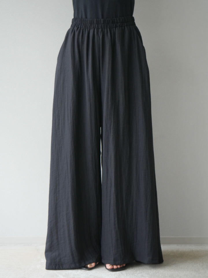 [SET]ホルターネックバックスリットブラウス＆スーパーワイドパンツSET UP(2set)