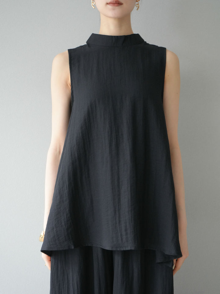 [SET]ホルターネックバックスリットブラウス＆スーパーワイドパンツSET UP(2set)