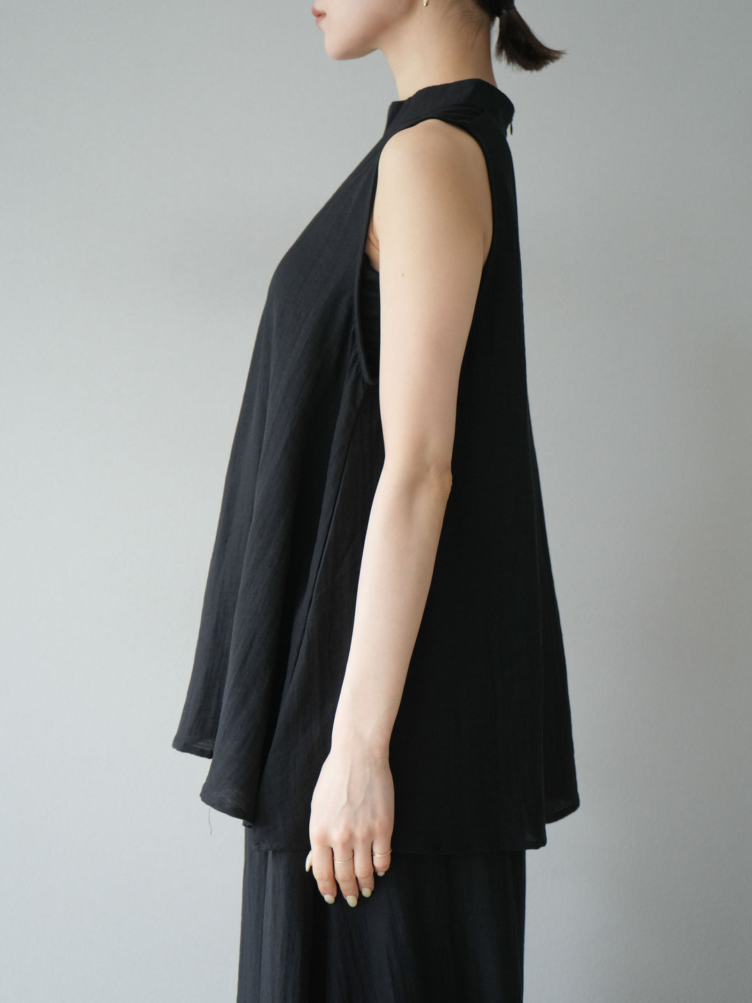 [SET]ホルターネックバックスリットブラウス＆スーパーワイドパンツSET UP(2set)