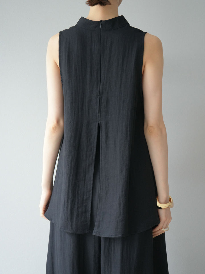 [SET]ホルターネックバックスリットブラウス＆スーパーワイドパンツSET UP(2set)