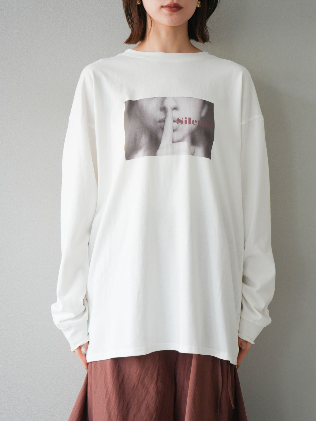 [予約]ウーマンプリントBIGロンT/オフ1