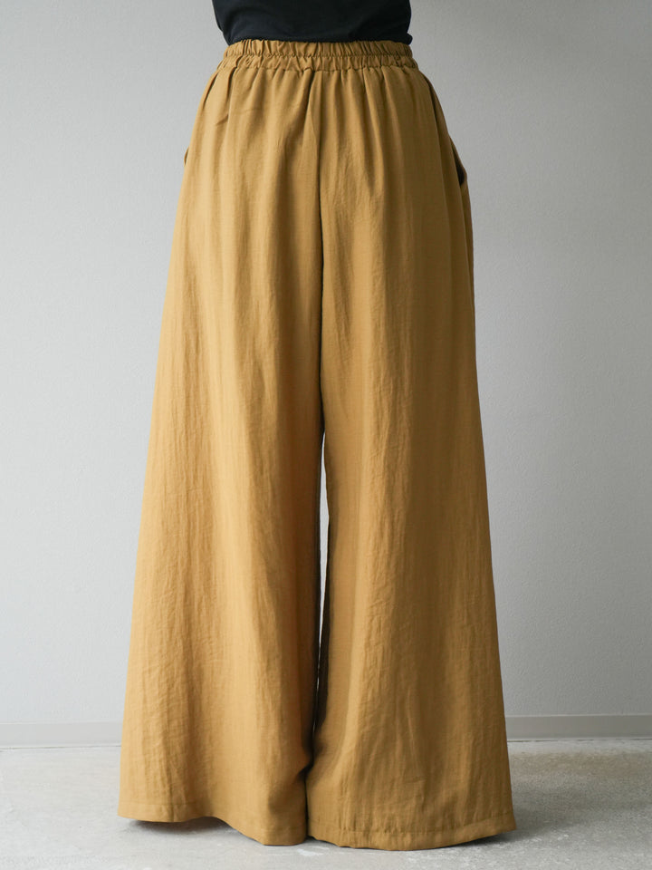 [SET]ホルターネックバックスリットブラウス＆スーパーワイドパンツSET UP(2set)