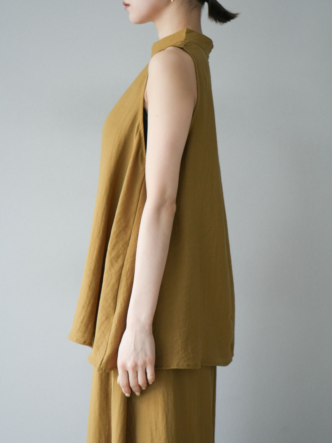 [SET]ホルターネックバックスリットブラウス＆スーパーワイドパンツSET UP(2set)