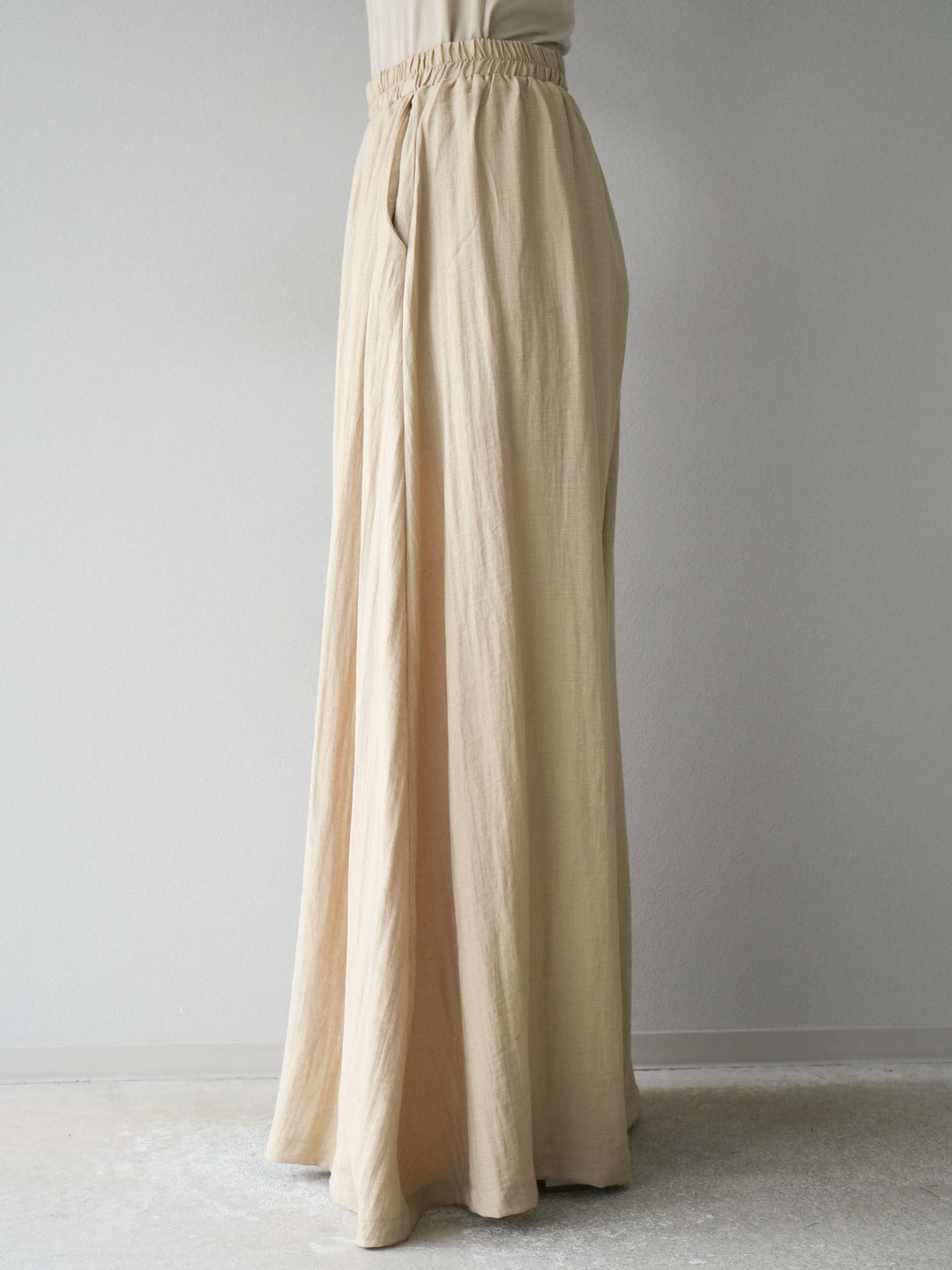 [SET]ホルターネックバックスリットブラウス＆スーパーワイドパンツSET UP(2set)