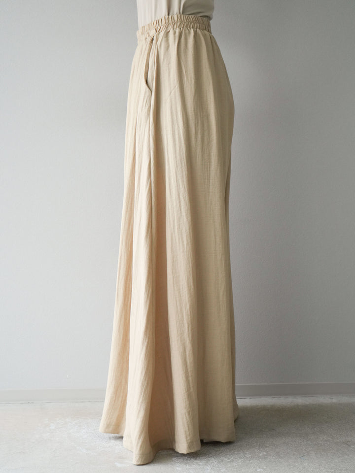 [SET]ホルターネックバックスリットブラウス＆スーパーワイドパンツSET UP(2set)