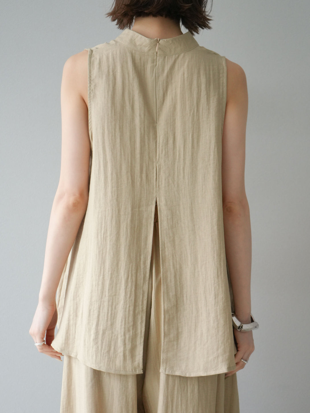 [SET]ホルターネックバックスリットブラウス＆スーパーワイドパンツSET UP(2set)